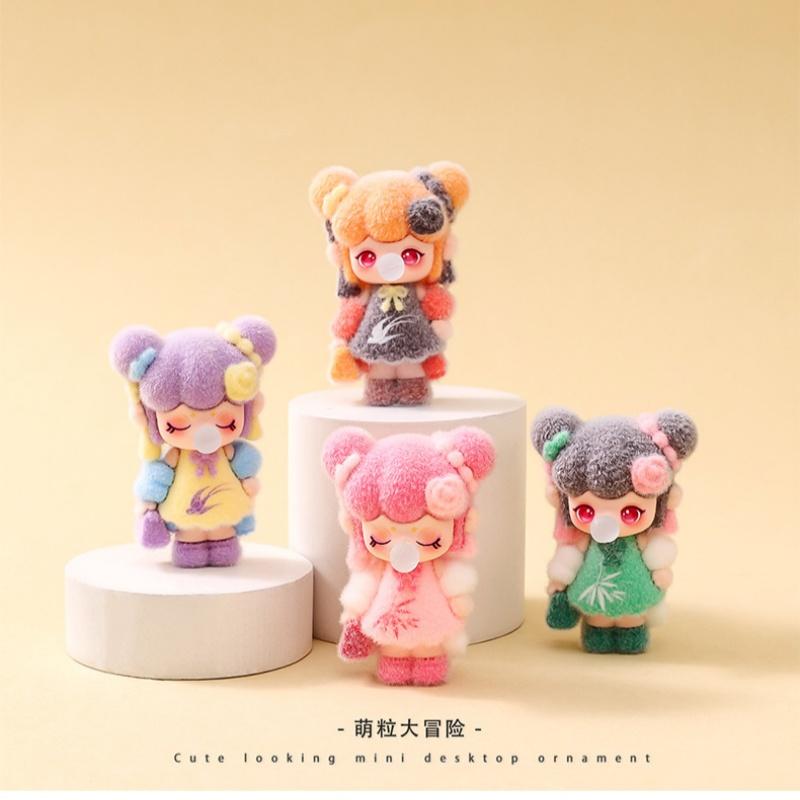 Cute Plush Chinese-Style Nanci Blind Box Accessories, Trendy Toys, Blind Boxes, Blind Bags, Keychains, Desktop Birthday Gifts