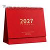 Blocco Lista di Controllo Attività Calendario da Scrivania 2026-2027, Ott 2026-Dic 2027 Calendario 14 Mesi, Grande Planner Mensile per Pianificazione Organizzazione da Scrivania Ufficio
