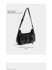 2023 Women's Chic Influencer Underarm Bag: Stylish Spicy Girl Crossbody & Shoulder Niche Motorcycle Bag