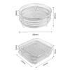 3-lagiges Heißluftfritteusen-Gitter Geeignet für Heißluftfritteusen Backofengrill Edelstahl Stapelbares Gitter Küchenutensilien Mehrere Lebensmittel kochen