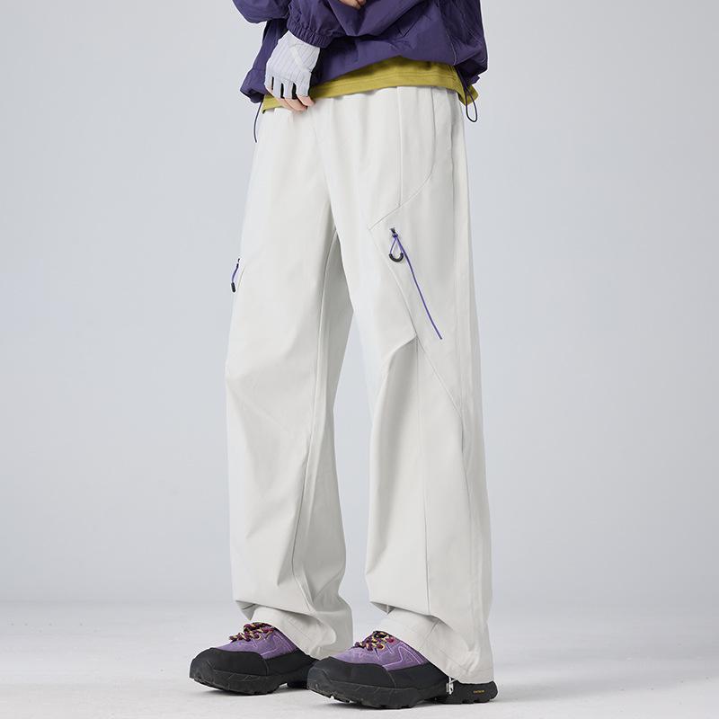 Pantalones de Senderismo Impermeables para Mujer para Exteriores Color Dopamina Ajuste Holgado Casual 2026