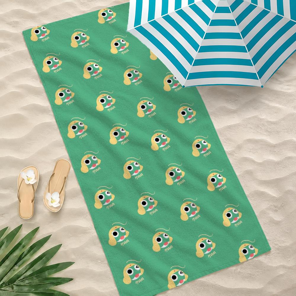 Anime K-Keroro Gunso Towel Towel Beach Towel, Quick Drying Absorbent Bath Towel for Swim,Gym,Camping,Outdoor Hot