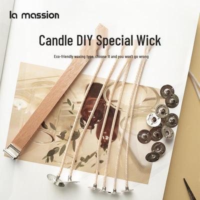 Smokeless Wooden & Cotton Core Candle Wicks