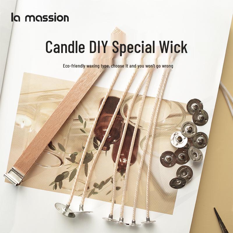 Smokeless Wooden & Cotton Core Candle Wicks