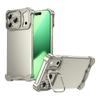 For iPhone 17 Pro Max Bumper Case Lens Kickstand Heat Dissipating Metal Corner Phone Cover
