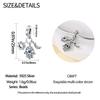 Authentic copper Charm Bead Charms Luxury Blue Palm Guardian Pendant Bead Charms Compatible With Bracelets Diy Women Making Delicate Gift