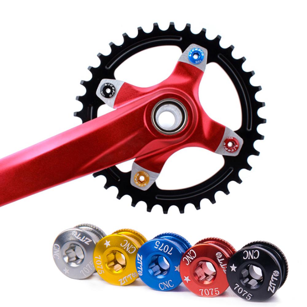Aluminium Alloy Chainwheel Nail Disc Bolts Crankset Screws MTB Accessories