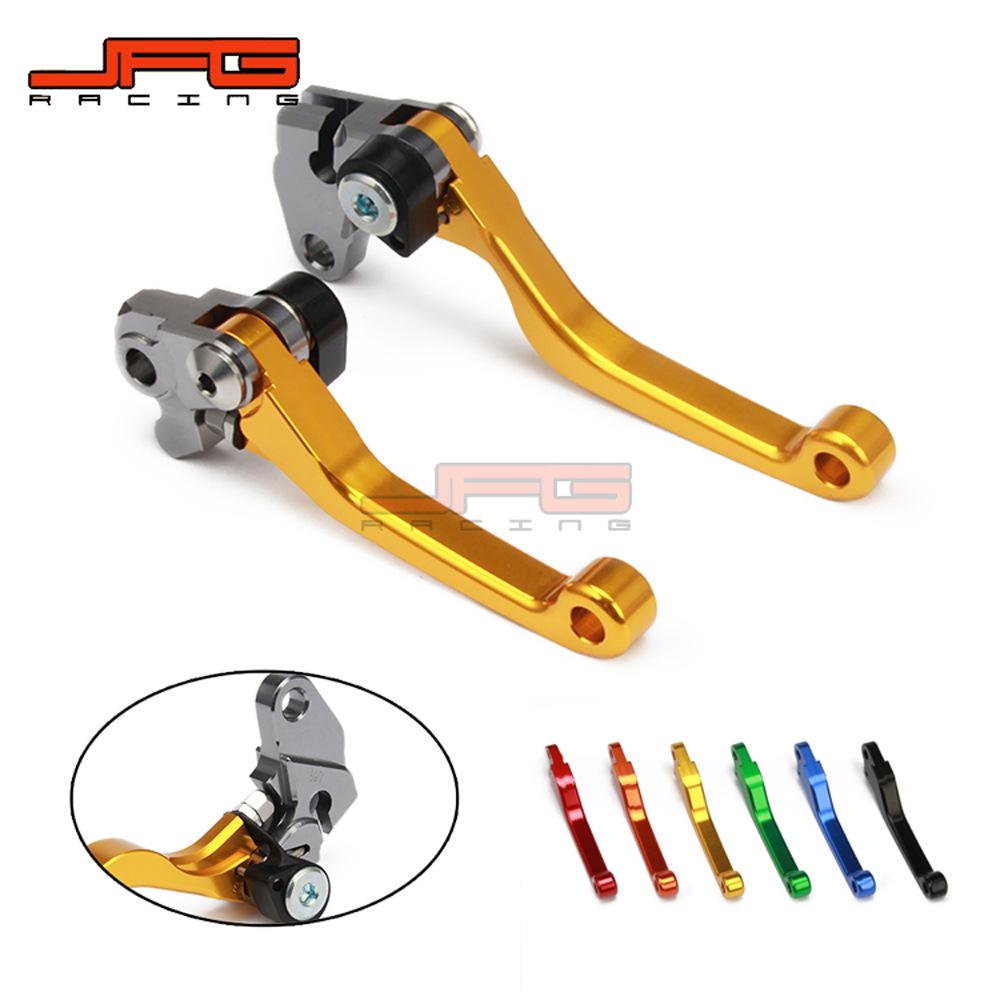 CNC Aluminum Alloy Bull Horn Brake & Clutch Lever for RM85 RM125/250 Off-Road Motorcycles
