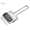 Puntos Kitchen Stainless Steel Noodle Lattice Roller Dough Cutter Pasta Marker Gadget