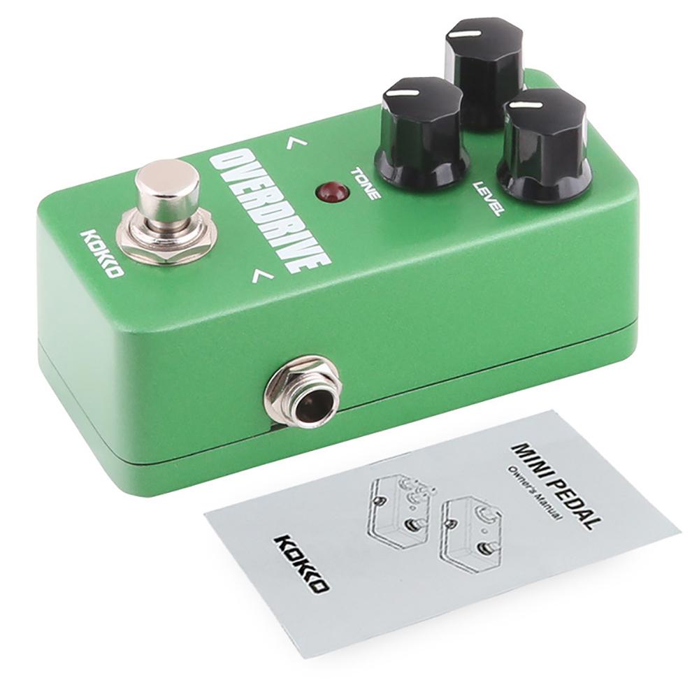 KOKKO Overdrive Guitarra Pedal Natural Tube Overdrive Effect True Bypass Pedal for Electric Guitar/Bass Effects Accessories