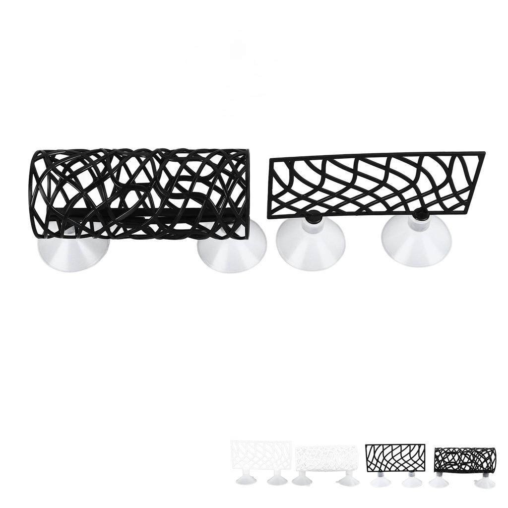 Fish Bed Tunnel Cave Fish Bed Tunnel Safe Small Hole Hollow Fish Hideout Resting Tube with Suction Cup for Fish  Aquarium