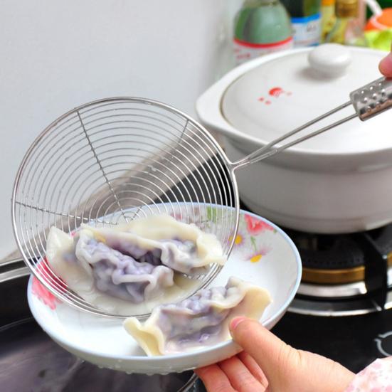 Cannella Cucina Colino In Acciaio Inox Per Cucina - Setaccio Per Pasta, Verdura, Alimenti, Colore Argento Colino Acciaio Inox Cucina