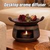 Ceramic Aromatherapy Stove Essential Oil Burner Nature's Wellness Aromatherapy