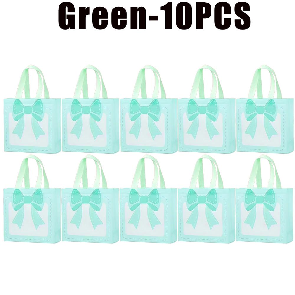 1-30PCS Cartoon Bow Portable Gift Bag Bow Snack Packaging Bag Portable Design Cosmetics Candy Small Items Storage Self Seals
