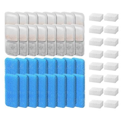 Cat Water Fountain Filters For Oneisall Automatic Pet Water Fountain Replacement Filters And Sponges-ABSW