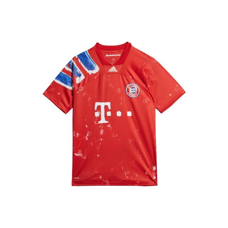 adidas x Human Race FC Bayern Munich Jersey Fcb True Red White Men s GJ9088 M