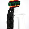 Novelty Bob Marley Reggae Dreadlocks Knitted Beanies Jamaican Wig Braid Hat Rasta Hair Hat