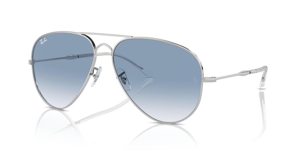 RB3825 Old AVIATOR Silver 58mm Ray-Ban Sunglasses,