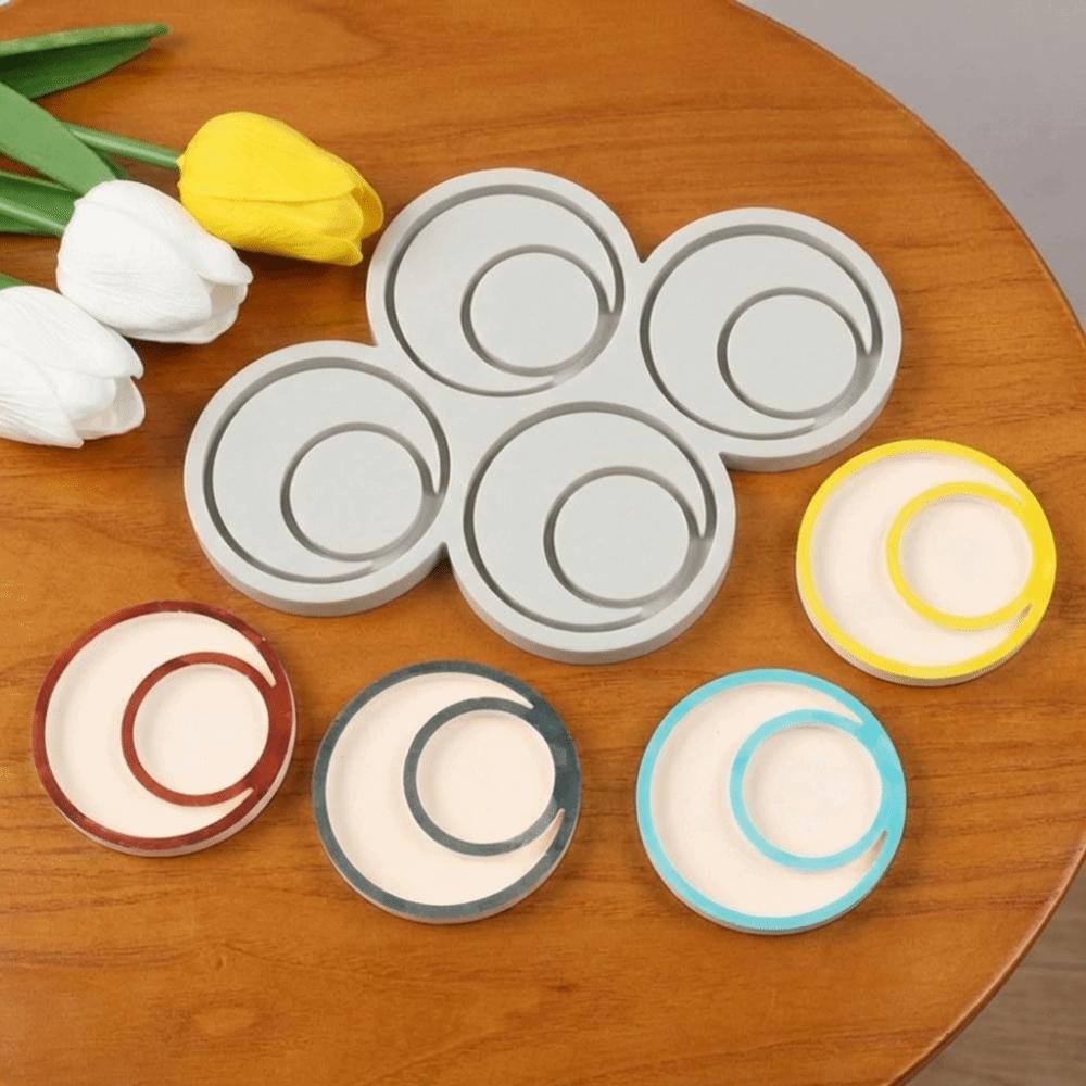 Multi-Purpose Silicone Ramadan Moon Mold Ramadan Themed Non-stick Stars Chocolate Mold DIY Flexible Baking Mold Chocolate Making