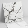 Set of Self-Adhesive Vinyl Tiles, Marble Pattern with Veins, 9x30x30 cm