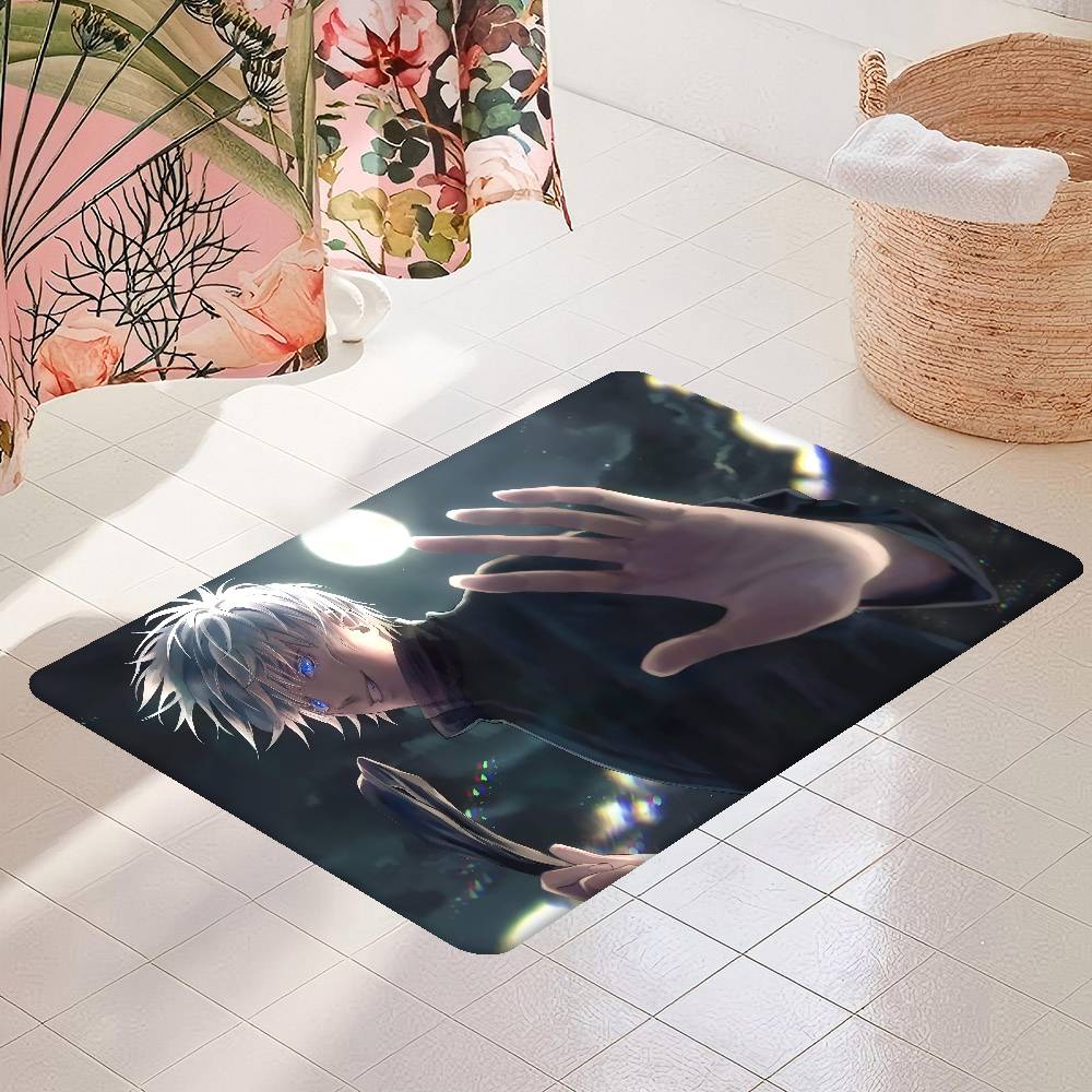 Jujutsu Kaisen Satoru Gojo Hallway Carpet Washable Non-Slip Living Room Sofa Chairs Area Mat Kitchen Doormat Area Rug