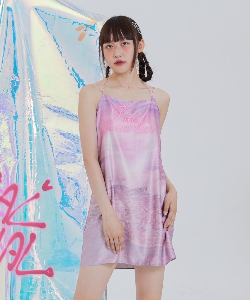 UNUSUALNORMAL Inez Mini Dress_Pink