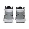 Jordan Air Jordan 1 Cushioning Slip Resistant Abrasion Resistant Mid top Vintage Basketball Shoes Men's Smoke Gray 554724-092(Team56-)