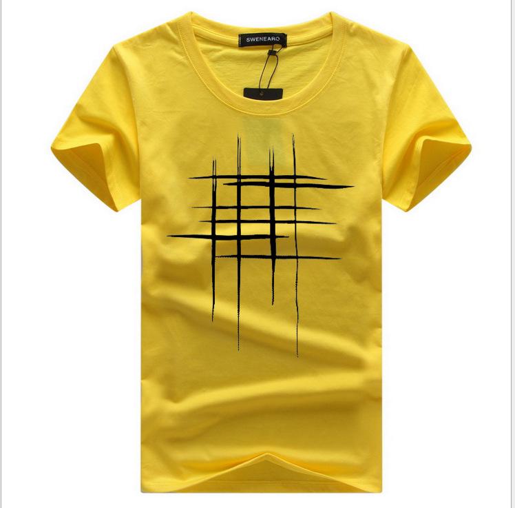 Men's Fashion Summer Spring Casual Short Sleeve O-Neck T-shirts and Tops