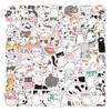 Cat Stickers 100 Mobile Phone Water Cup Computer Notebook Decoration Waterproof Cute Cat Stickers