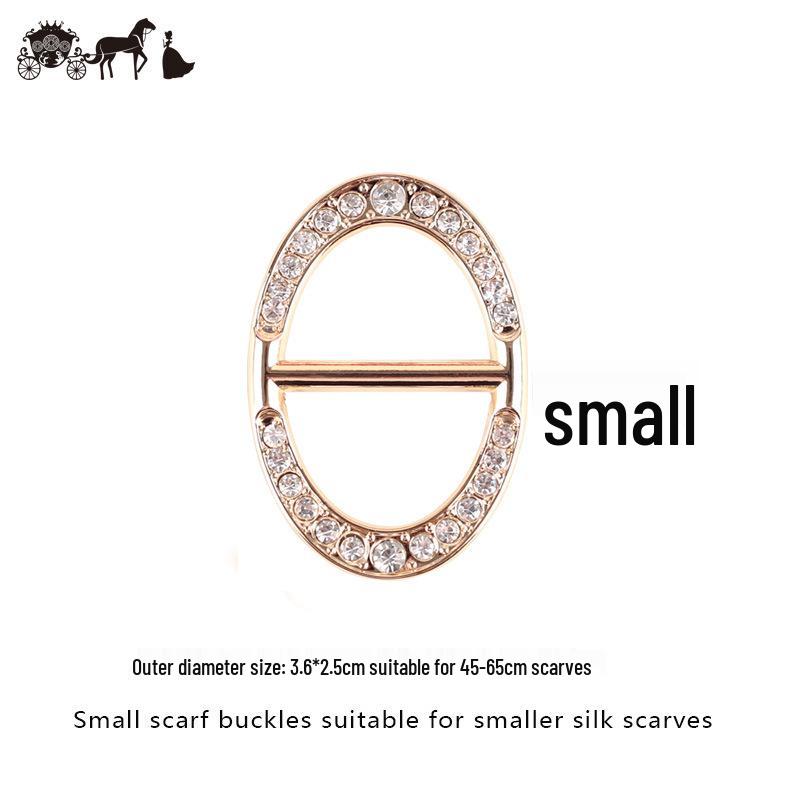 

Роскошная двухфункциональная H-образная пряжка со стразами для шарфов и ремней