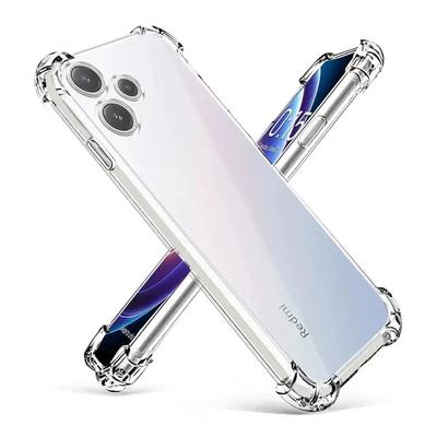 1,5MM Silný Průhledný Nárazuvzdorný TPU Kryt na Telefon Pro Xiaomi Redmi 13C 5G Pouzdro Xiaomi Redmi Note 13 Pro Plus 4G 5G Zadní Kryty