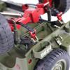 For JJRC 1/10 C8815 C8835 Willis retro military jeep military card RC car accessory  Metal modification upgrade accessories