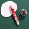 Christmas Capybara 10 Color 0.7Mm Ballpoint Pen Cute Cartoon Santa Claus Snowman Press Pen Handbook Stationery Gifts