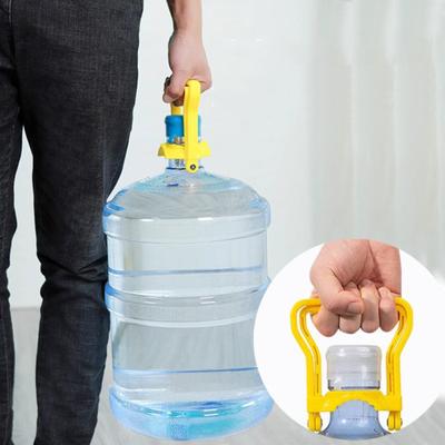 2 Stück 5-Gallonen-Wasserflaschengriff, robuster Kunststoff, ergonomischer, rutschfester Wasserkrug-Hebergriff, energiesparender Tragegriff für Trinkwasserflaschen