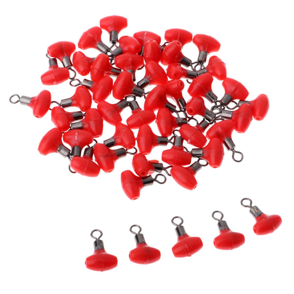 50pcs Fishing Rod Tip Rings - Repair Kit, 3 Colors And 4 Sizes