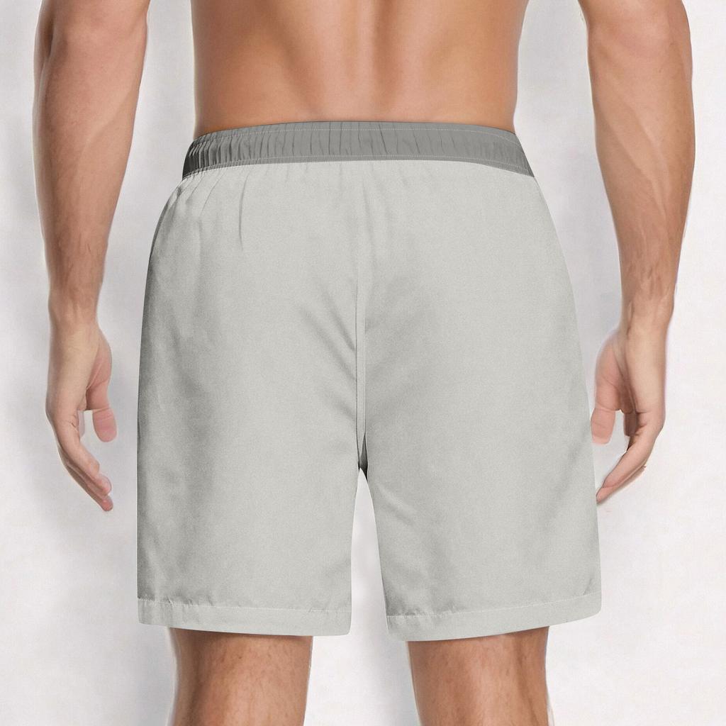 Men's Fashion Elastic Waist Drawstring Shorts Casual Pants