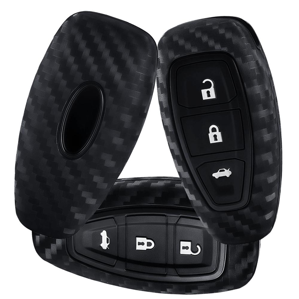 New Silicone Car Key Case For Ford Puma Grand C Max Focus Mondeo Kuga Fiesta Ecosport Transit Kuga Silicone Remote Key Case