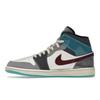 Air Jordan 1 Mid Exploration Unit Men Sneakers White Sail Team-Red FB1870-161