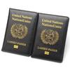 United Nations Laissez-Passer Passport Cover Women Men Pu Leather Protector Case Un Logo Travel Wallet Protector Case