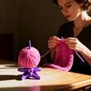 Yarn Holder for Crocheting Knitting 3D Printed Star Shaped Yarn Spinner Rotating Yarn Ball Dispenser Stand for Crochet Lovers