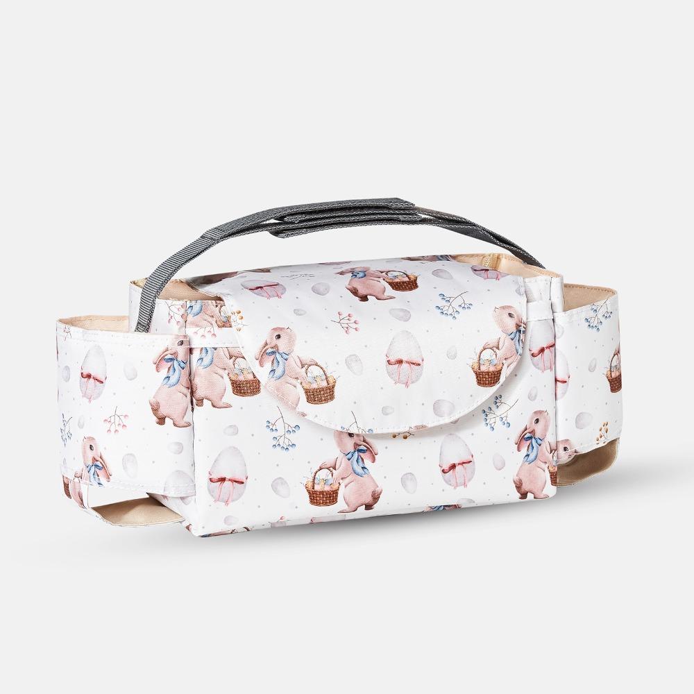 

Large Capacity Baby Stroller Bag Multifunctional Diaper Bag Organizer Baby Car Easter Bunny