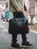 Genuine Leather Black Men Handbag Man Briefcase Brown Business Shoulder Crossbody Bag Cowhide Office 17 Inch Laptop Bag