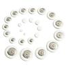 Alto Saxophone Pads Kit Assorted Sizes Leather Durable Easy Install Accessories for Alto Saxophone Cleaning and Repair