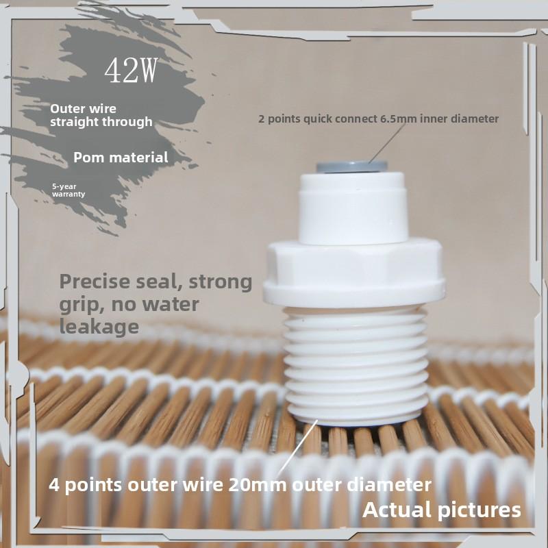 Gerader Ro Schnellanschluss 1/4" Schlauch 3/8" Außengewinde Innengewinde Kupplungsverbinder Wasserfilter Umkehrosmose Teile