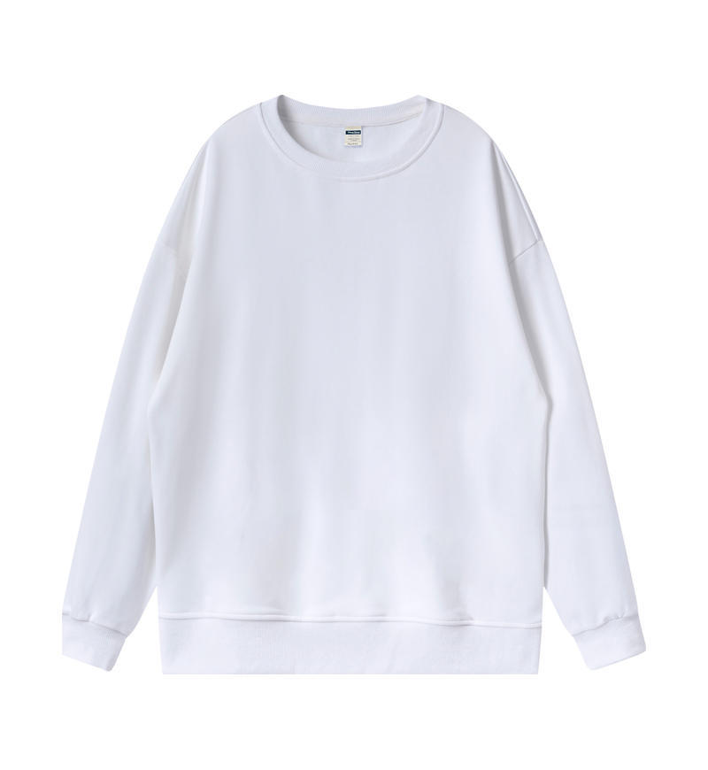 360G Terry Loop Drop-Shoulder Sweatshirt Women's Fall Winter Casual Loose-Fit 3D Silhouette Couple's Top Fashion Basic Women's Sweatshirt