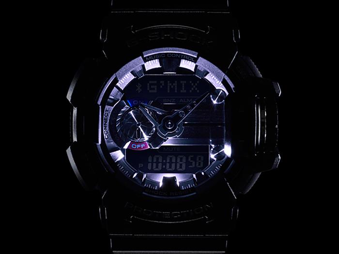 Casio G-SHOCK Herren Resin 200M Wasserdicht Stoßfest Alarm Quarz Uhr GBA-400-1A