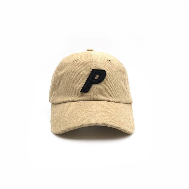 Buy P Letter Korean Corduroy Baseball Cap Curved Brim Hat All