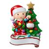 Stylish Snowman Lantern Christmas Tree Pendant Diy Name Ornament Perfect For Festive Decor
