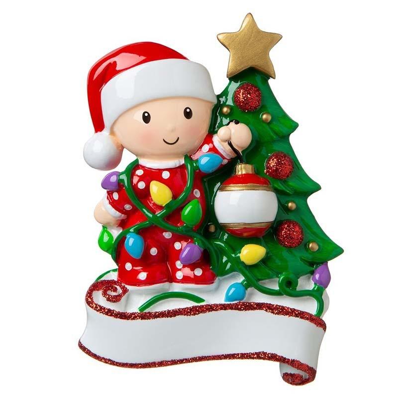 Stylish Snowman Lantern Christmas Tree Pendant Diy Name Ornament Perfect For Festive Decor