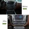 8X Purple Console Radio AC/Air Condition Switch Trim for Chevy Silverado 2014-18